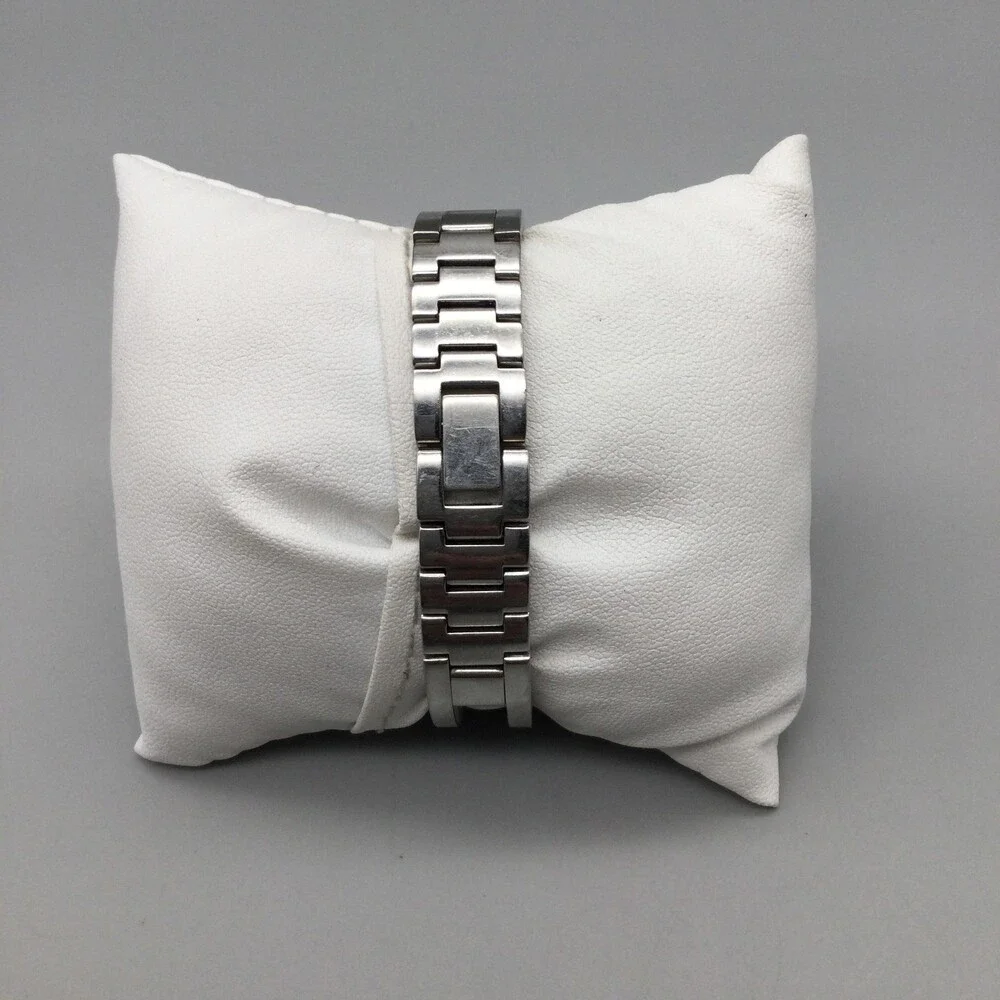Vintage Swatch Irony Frivole Womens Watch 24mm Black Stainless New Battery 6.25
